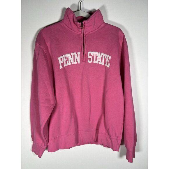 Jansport Tops - Vintage Y2K Penn State Nittany Lions pink 1/4 zip sweatshirt preppy logo M